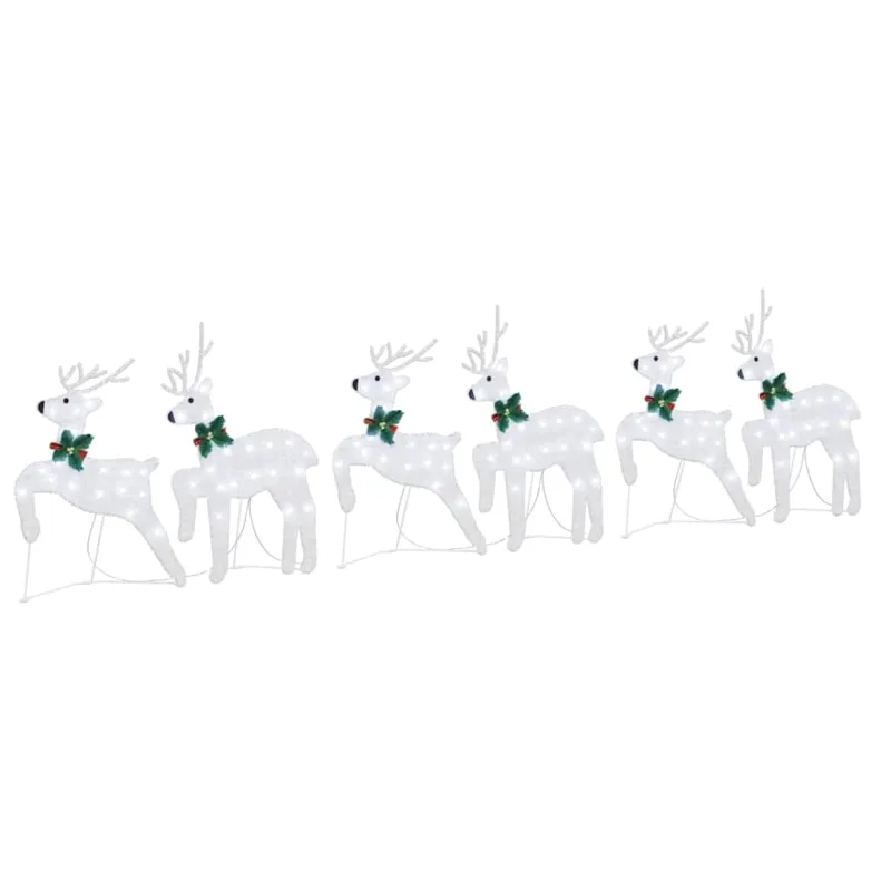 LED elniai 6 pcs Sidabro audinys