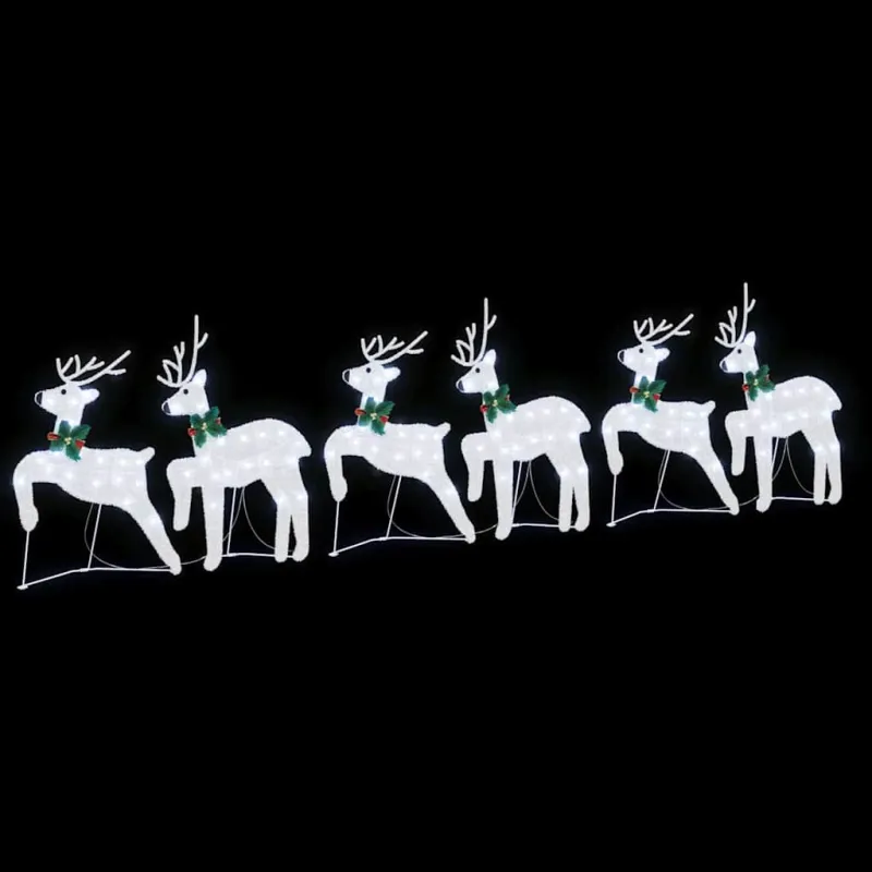 LED elniai 6 pcs Sidabro audinys