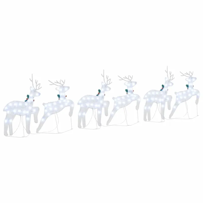 LED elniai 6 pcs Sidabro audinys