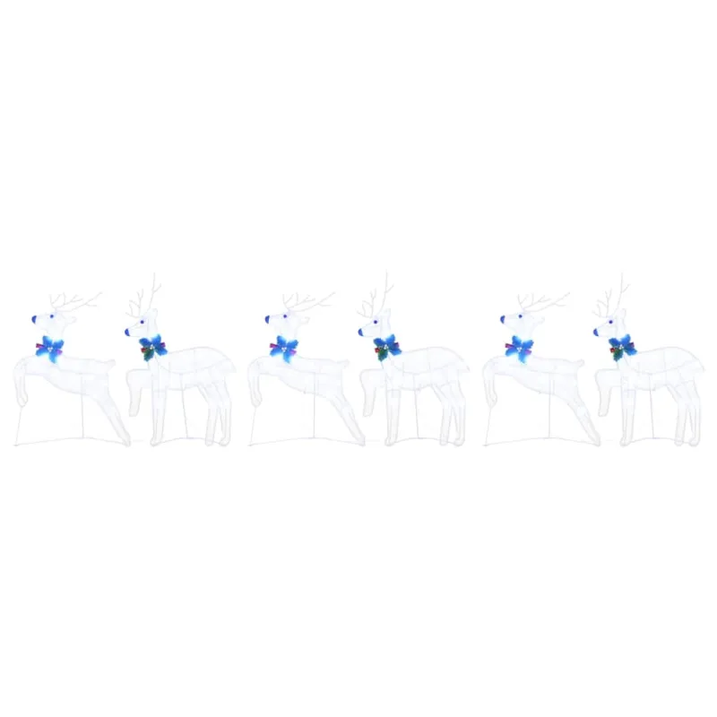 LED elniai 6 pcs Balta audinys