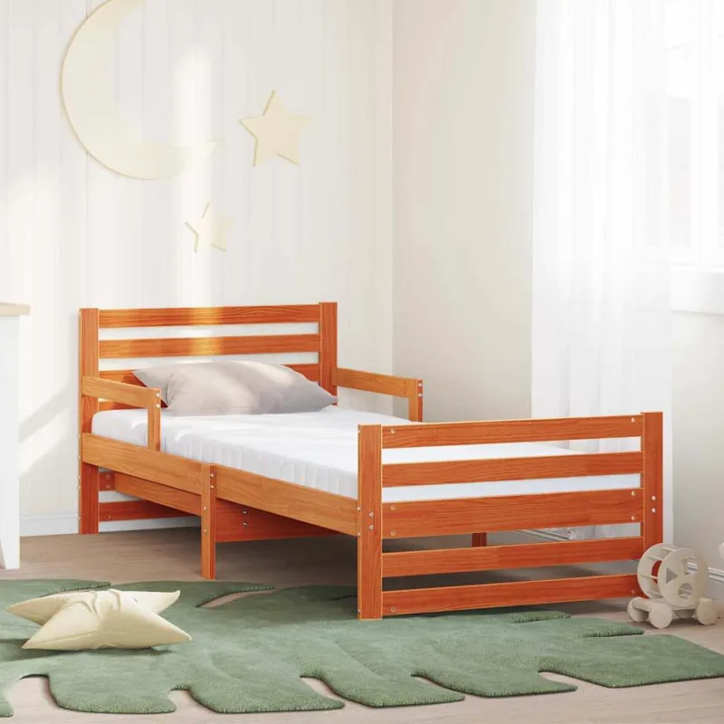 Lovos rėmas su prailginamu čiužiniu Ruda 80 x 200 cm