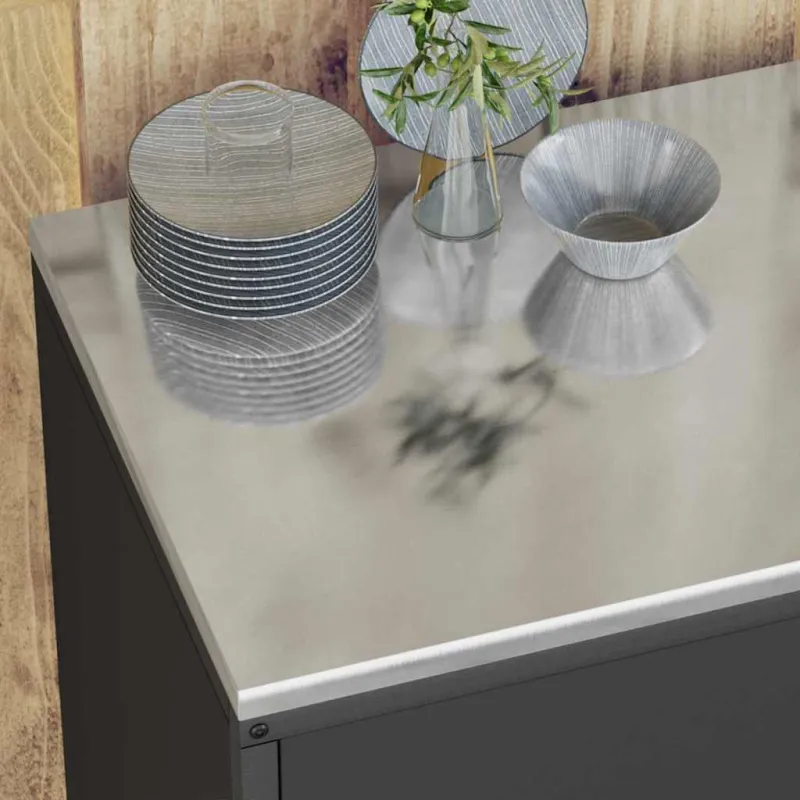 Virtuvės saugojimo rinkinys HATTEM 2 pcs Juoda