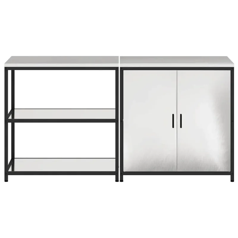 Virtuvės saugojimo rinkinys HATTEM 2 pcs Sidabrinė