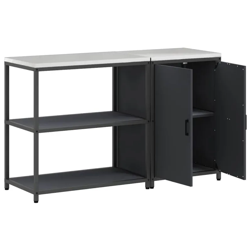 Virtuvės saugojimo rinkinys HATTEM 2 pcs Antracito