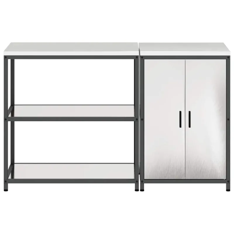 Virtuvės saugojimo rinkinys HATTEM 2 pcs Sidabrinė