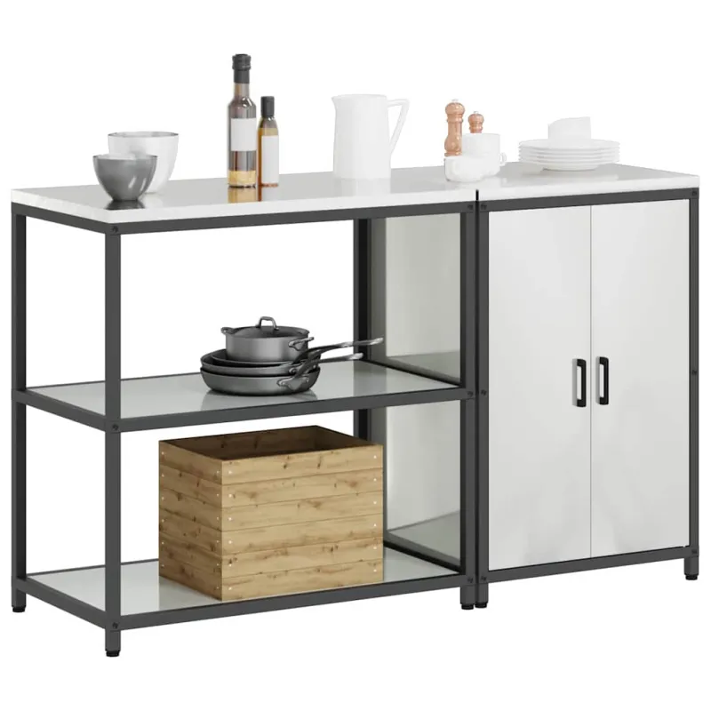 Virtuvės saugojimo rinkinys HATTEM 2 pcs Sidabrinė