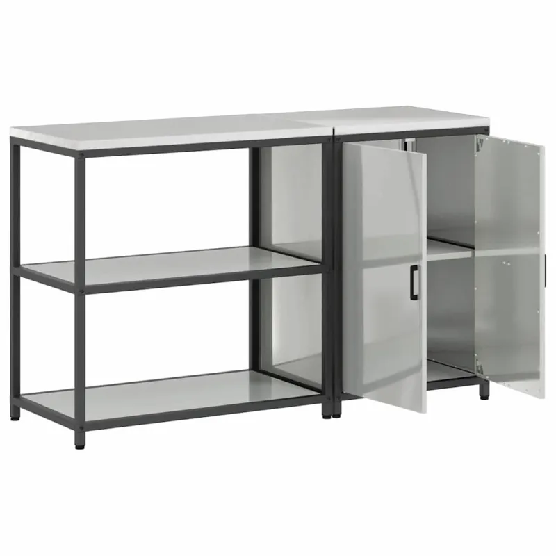 Virtuvės saugojimo rinkinys HATTEM 2 pcs Sidabrinė