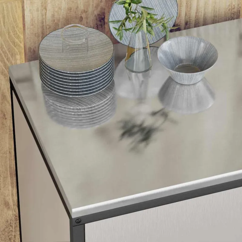 Virtuvės saugojimo rinkinys HATTEM 3 pcs Sidabrinė