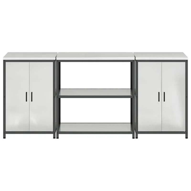 Virtuvės saugojimo rinkinys HATTEM 3 pcs Sidabrinė