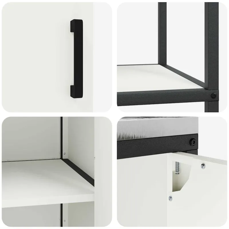 Virtuvės saugojimo rinkinys HATTEM 3 pcs Balta