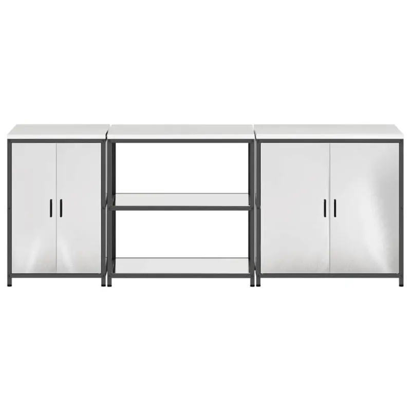 Virtuvės saugojimo rinkinys HATTEM 3 pcs Sidabrinė