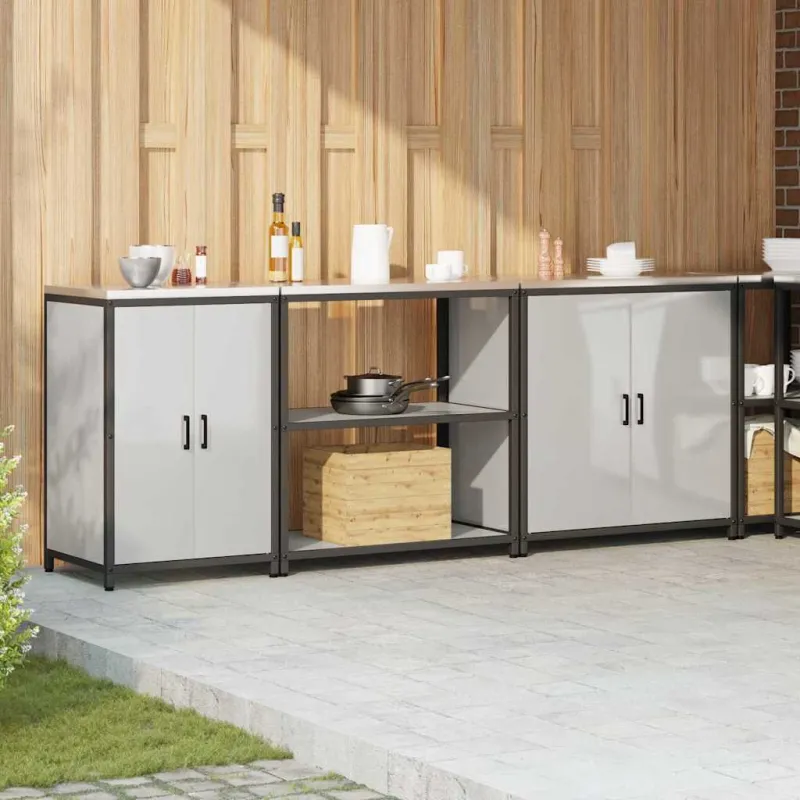 Virtuvės saugojimo rinkinys HATTEM 3 pcs Sidabrinė