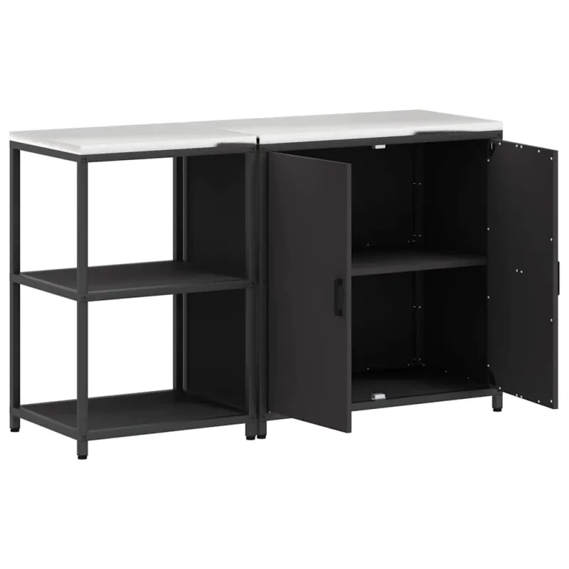 Virtuvės saugojimo rinkinys HATTEM 2 pcs Juoda