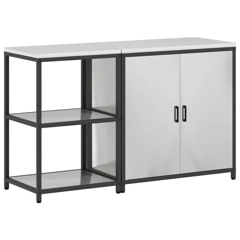Virtuvės saugojimo rinkinys HATTEM 2 pcs Sidabrinė