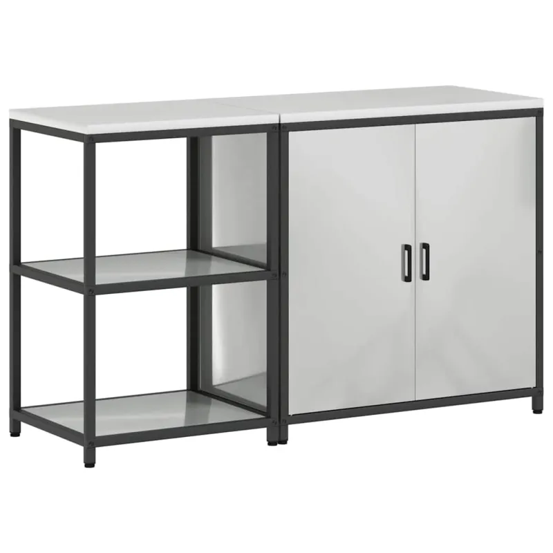 Virtuvės saugojimo rinkinys HATTEM 2 pcs Sidabrinė