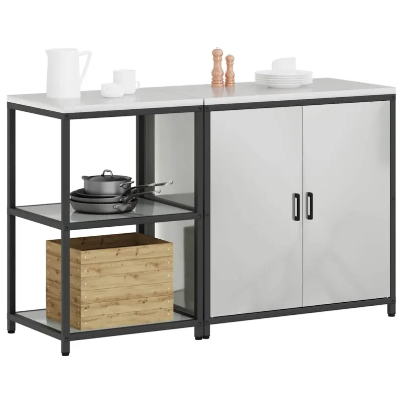 Virtuvės saugojimo rinkinys HATTEM 2 pcs Sidabrinė