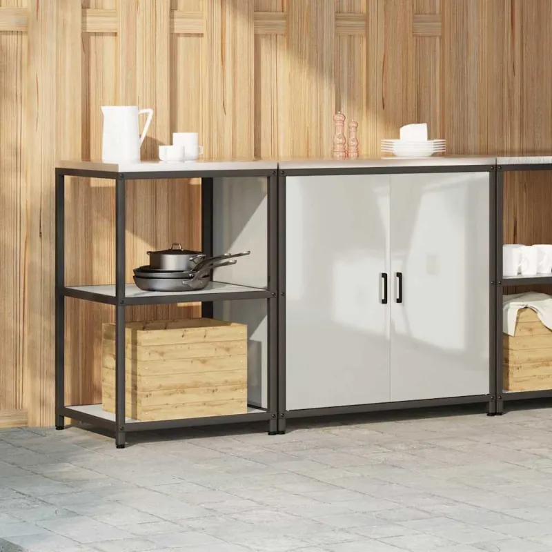 Virtuvės saugojimo rinkinys HATTEM 2 pcs Sidabrinė
