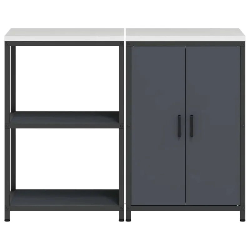 Virtuvės saugojimo rinkinys HATTEM 2 pcs Antracito