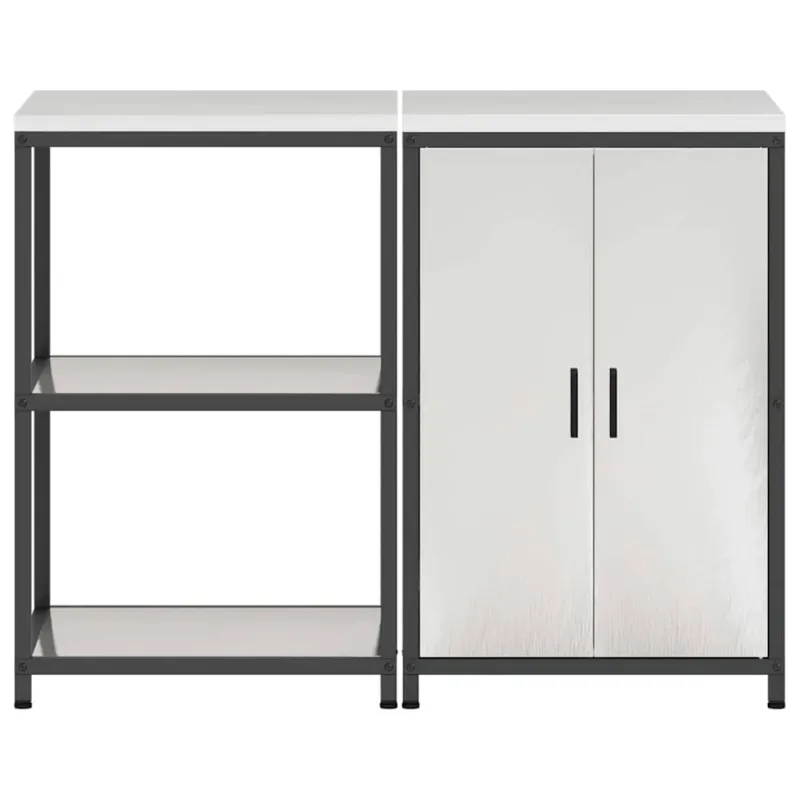 Virtuvės saugojimo rinkinys HATTEM 2 pcs Sidabrinė