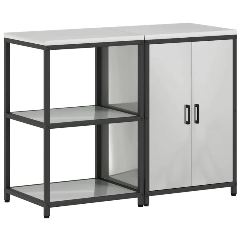 Virtuvės saugojimo rinkinys HATTEM 2 pcs Sidabrinė