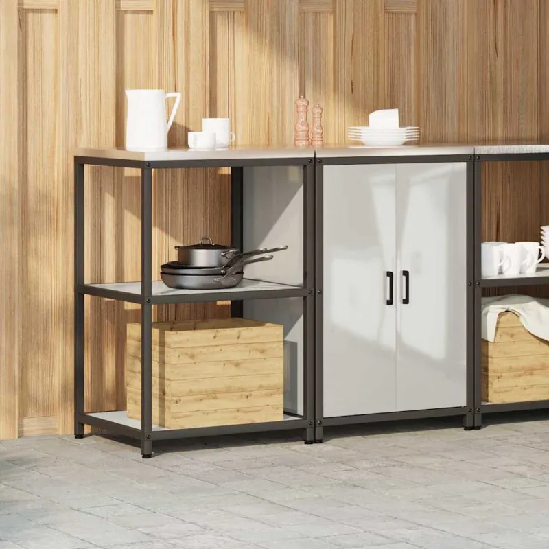 Virtuvės saugojimo rinkinys HATTEM 2 pcs Sidabrinė