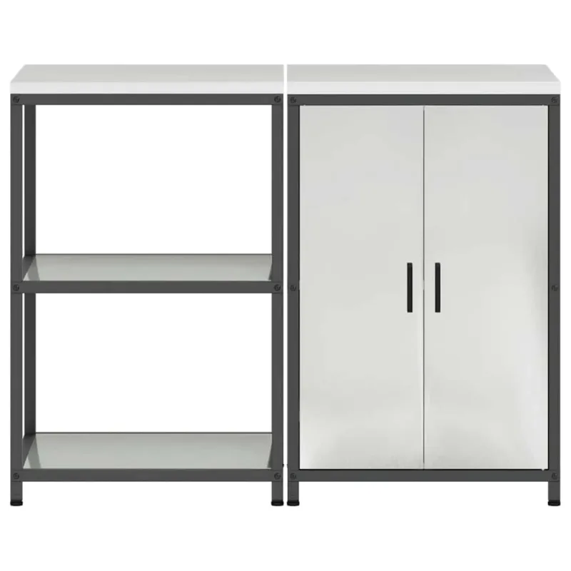 Virtuvės saugojimo rinkinys HATTEM 2 pcs Sidabrinė