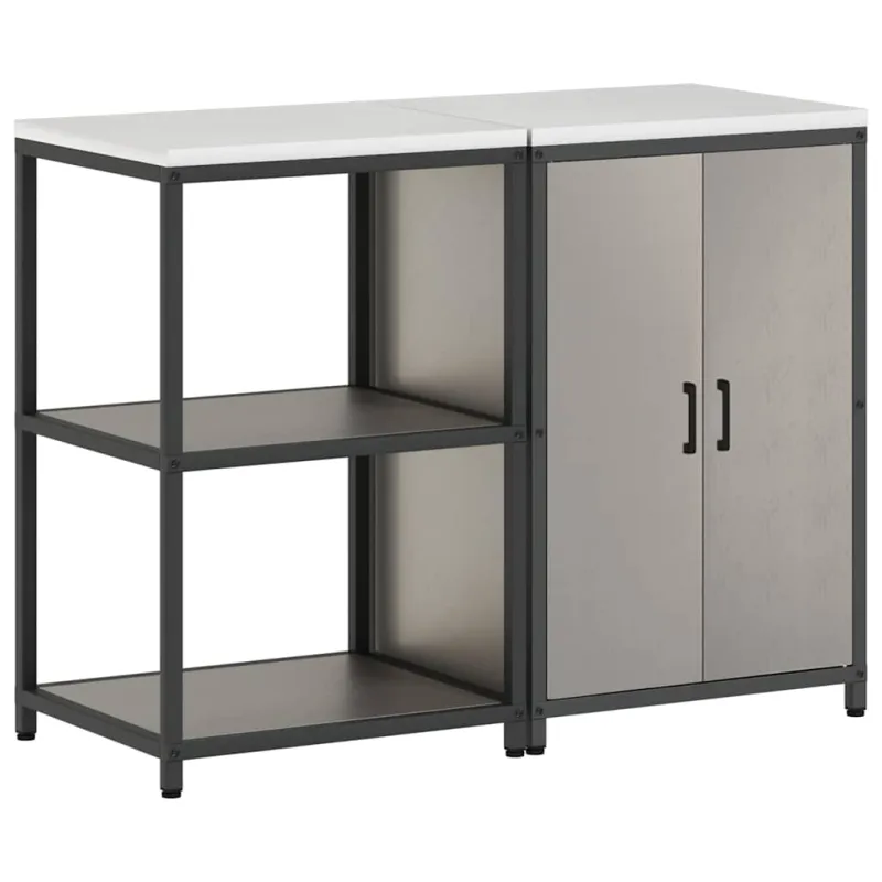 Virtuvės saugojimo rinkinys HATTEM 2 pcs Rūdijanti Plienas