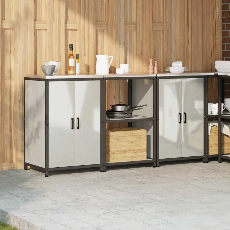 Virtuvės saugojimo rinkinys HATTEM 3 pcs Sidabrinė