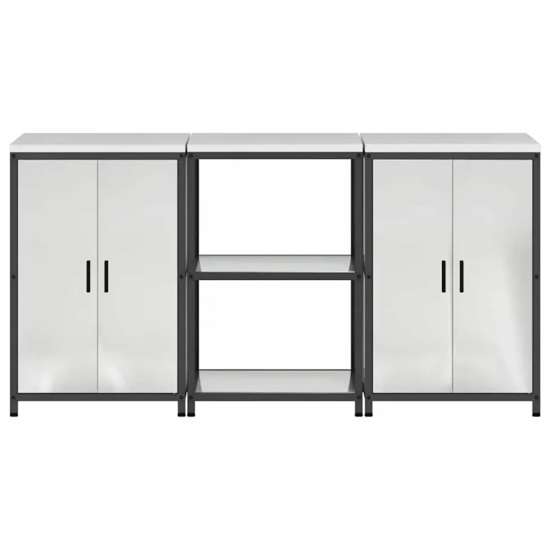 Virtuvės saugojimo rinkinys HATTEM 3 pcs Sidabrinė