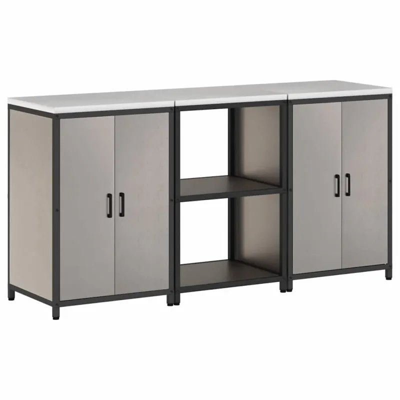 Virtuvės saugojimo rinkinys HATTEM 3 pcs Rūdijanti Plienas