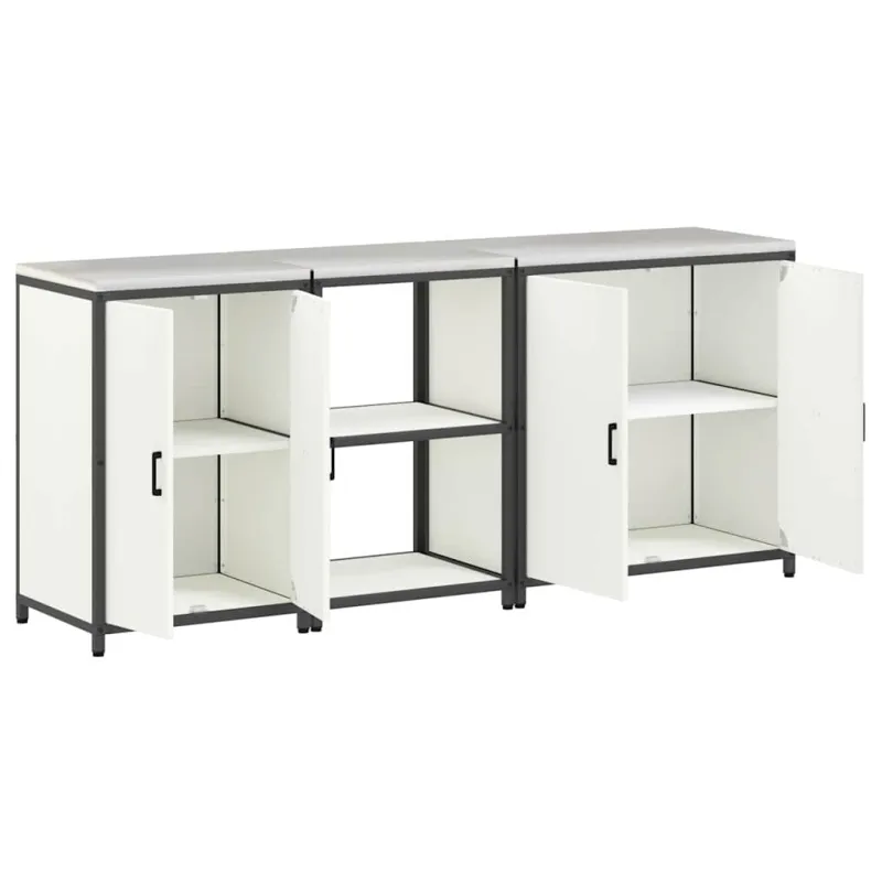 Virtuvės saugojimo rinkinys HATTEM 3 pcs Balta