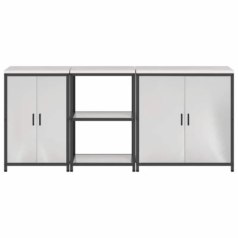 Virtuvės saugojimo rinkinys HATTEM 3 pcs Sidabrinė