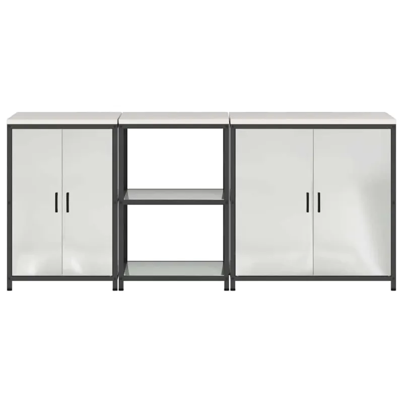 Virtuvės saugojimo rinkinys HATTEM 3 pcs Sidabrinė