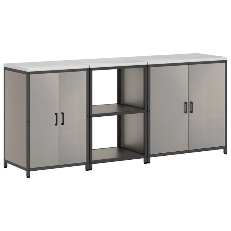 Virtuvės saugojimo rinkinys HATTEM 3 pcs Rūdijanti Plienas