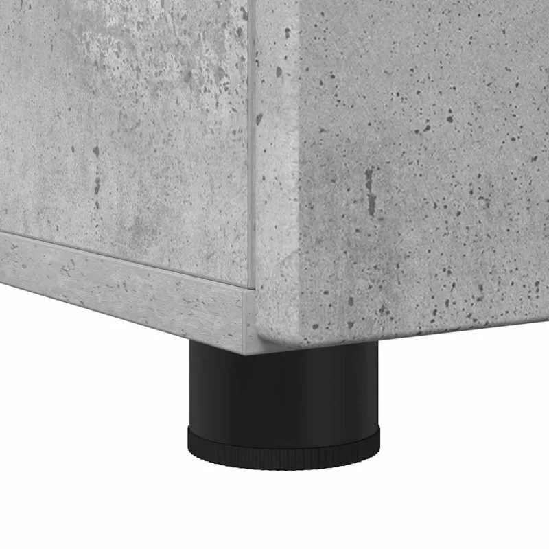 Vonios baldų rinkinys 3 pcs Betono pilka Apdirbta mediena