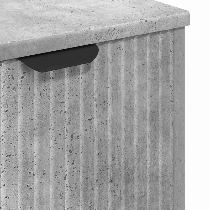 Vonios baldų rinkinys 3 pcs Betono pilka Apdirbta mediena