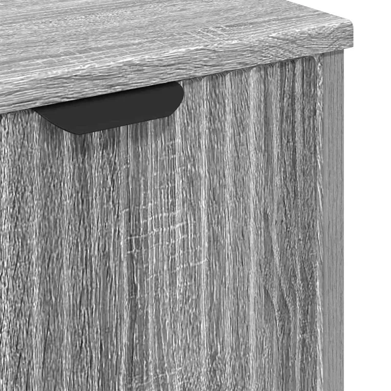 Vonios baldų rinkinys su stalčių 3 pcs Pilka sonoma ąžuolo