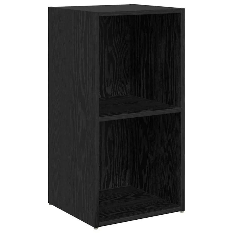 TV spintelių komplektas 6 pcs Juodas ąžuolas Apdirbta mediena