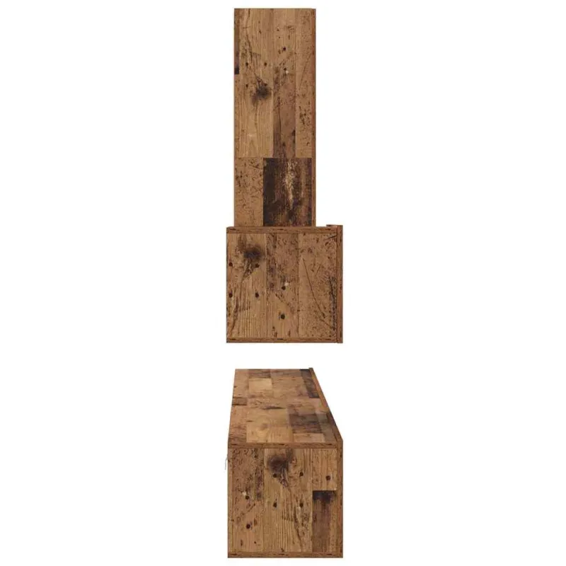 Sieninis televizoriaus stovas 4 pcs Senovinis medis