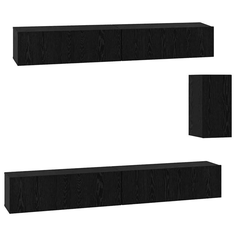 Sieninis televizoriaus stovas 3 pcs 100 x 30 x 30 cm