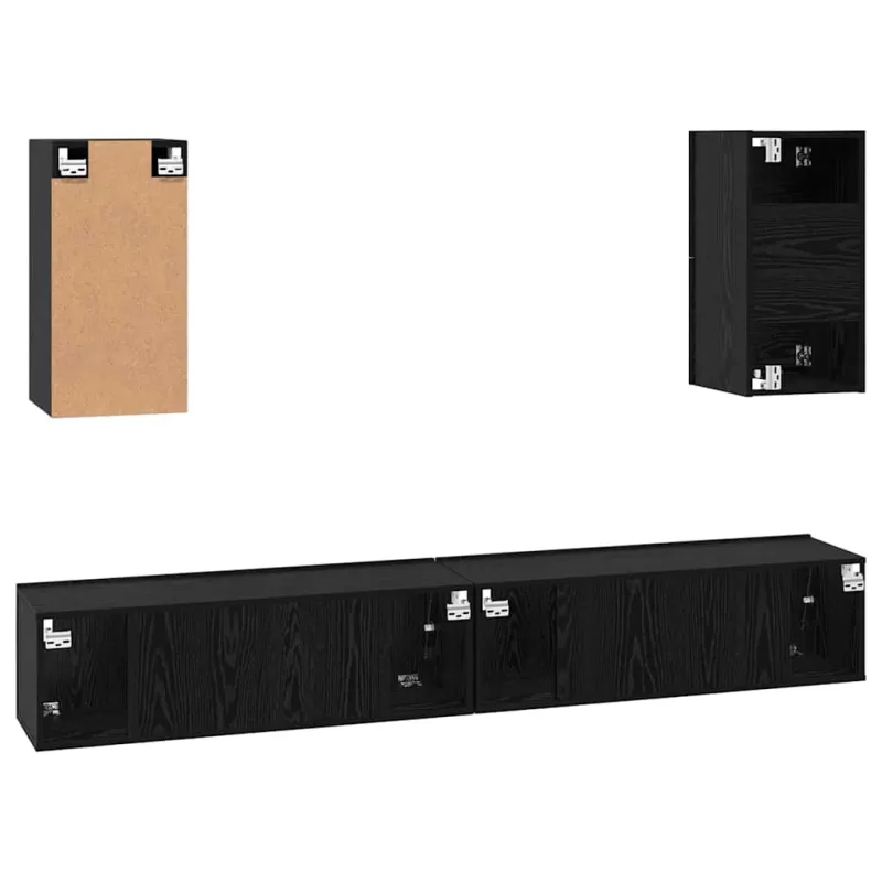 Sieninis televizoriaus stovas 3 pcs 100 x 30 x 30 cm