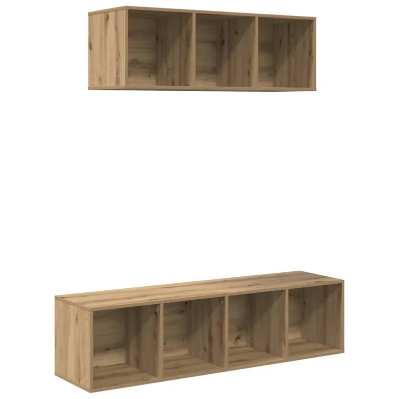 TV spintelių komplektas 2 pcs Amatininkų ąžuolas