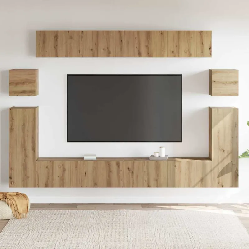 TV vienetai 4 pcs Amatininkų ąžuolas Apdirbta mediena