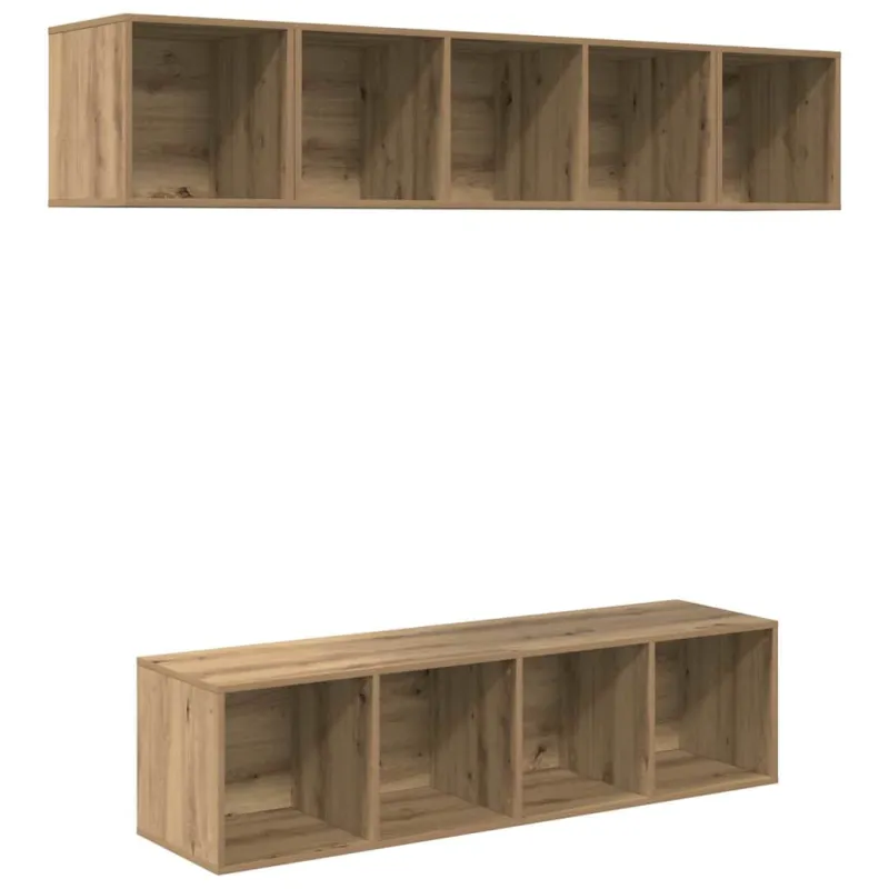 TV spintelių komplektas 4 pcs Amatininkų ąžuolas