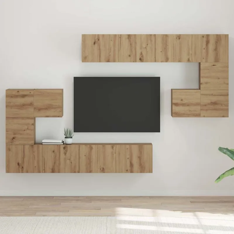 TV vienetai 4 pcs Amatininkų ąžuolas Apdirbta mediena