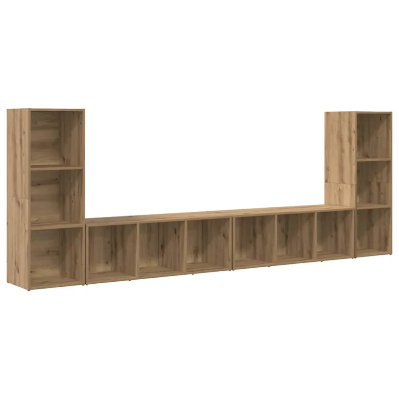 TV spintelių komplektas 4 pcs Amatininkų ąžuolas