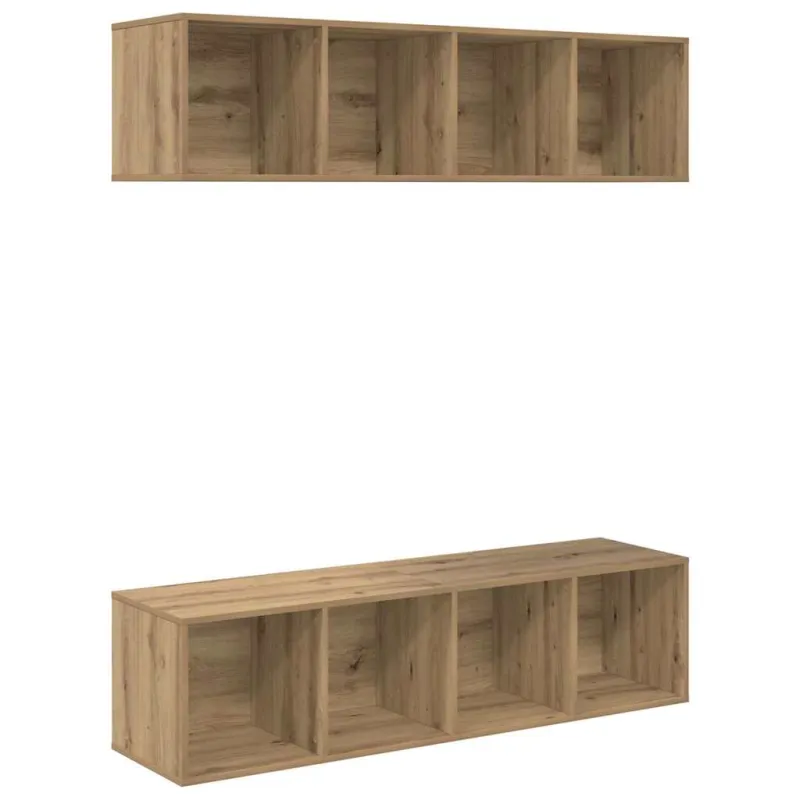 TV spintelių komplektas 2 pcs Amatininkų ąžuolas