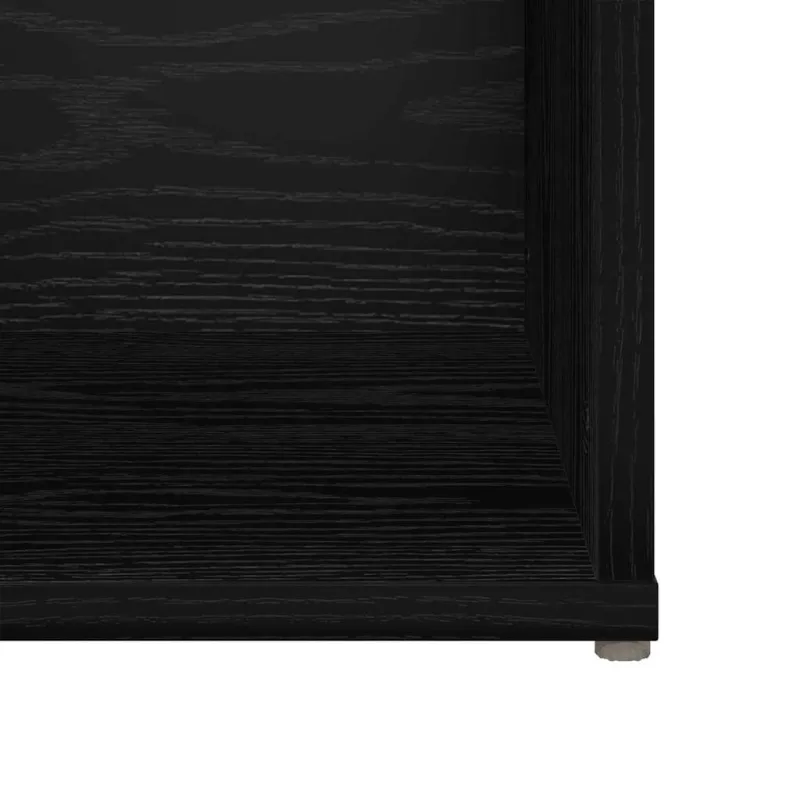 TV spintelių komplektas 4 pcs Juodas ąžuolas 37 x 37 x 72 cm