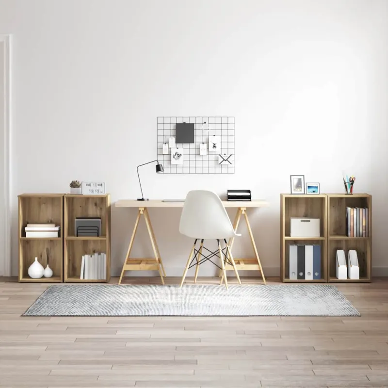 TV spintelių komplektas 4 pcs Amatininkų ąžuolas
