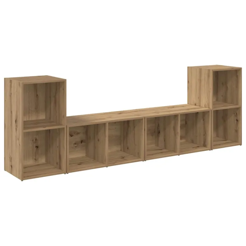 TV spintelių komplektas 4 pcs Amatininkų ąžuolas